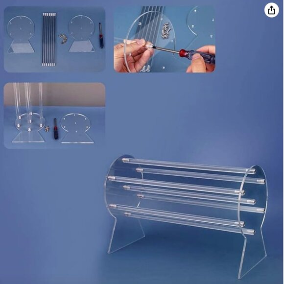 Acrylic Headband Holder, Clear Hairband Organizer, Headband Display Stand *NWT* - Picture 3 of 5